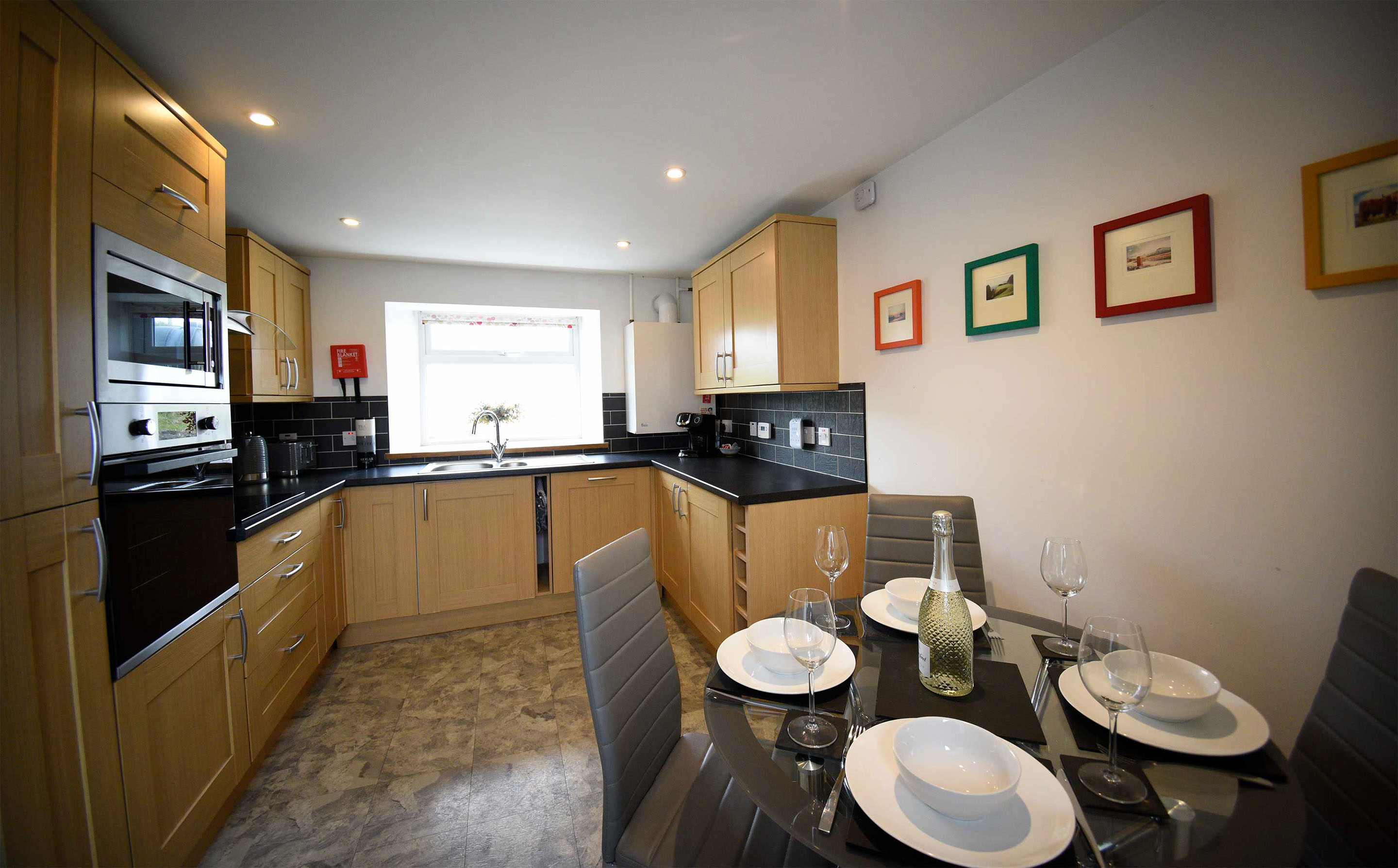 Aird Cottage Self Catering Accommodation has everything you will require including a modern fully fitted kitchen